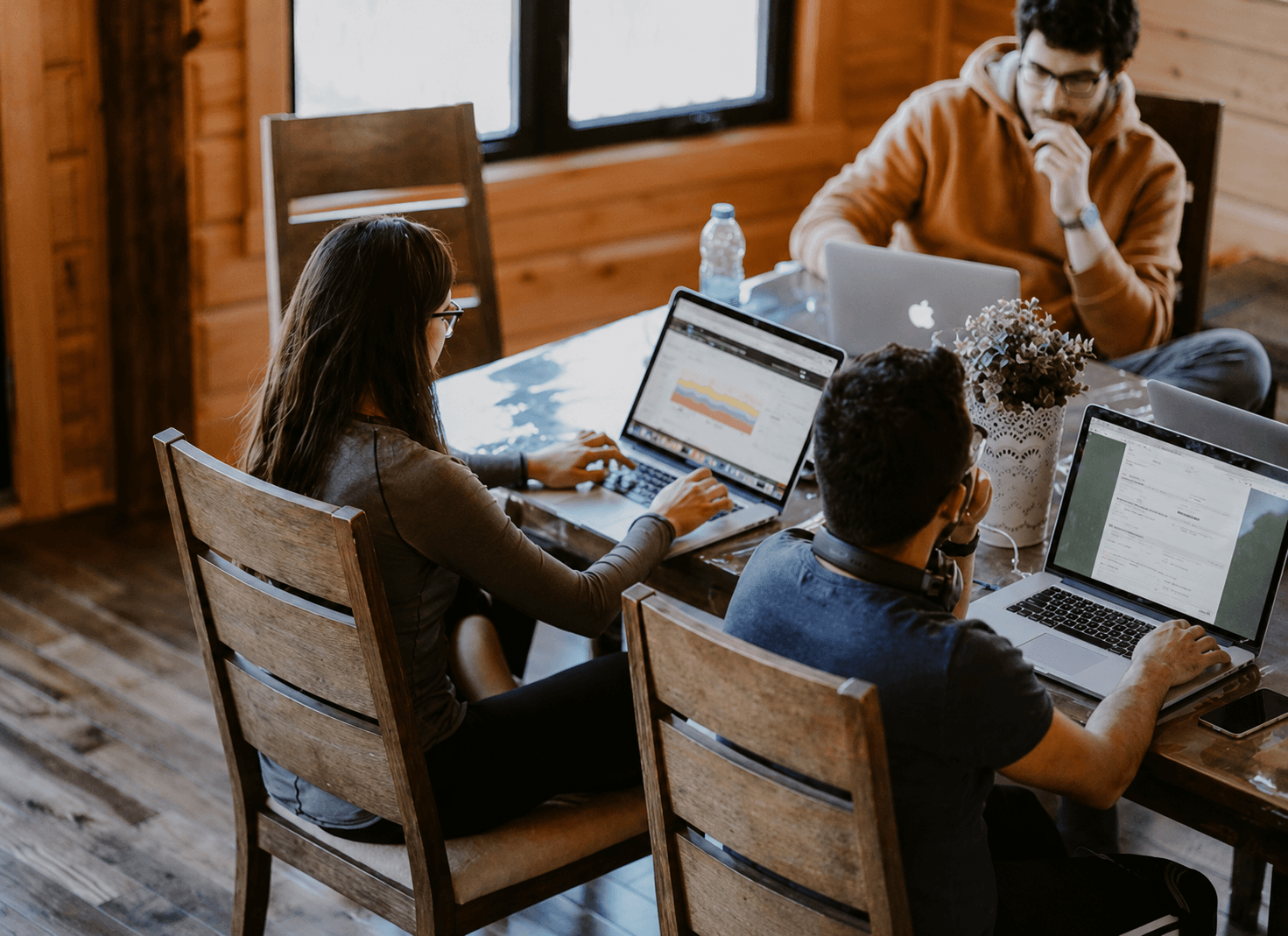 WEBXPAY team collaborating at work